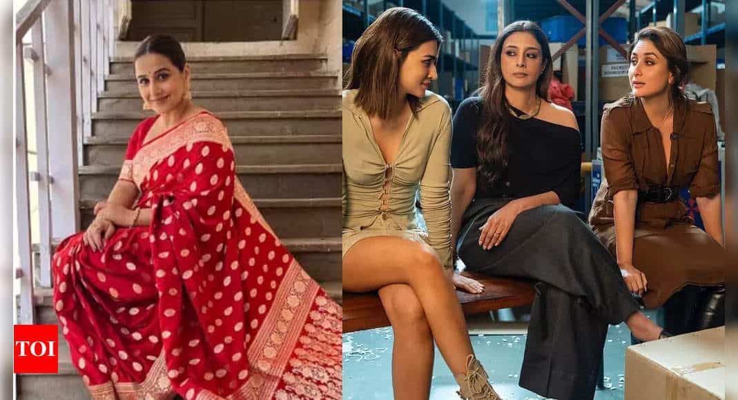 Vidya Balan hails Kareena Kapoor Khan, Tabu, Kriti Sanon's Crew for busting the myth of 'macho blockbuster success' | Hindi Movie News - Times of India 6 Vidya Balan hails Kareena Kapoor Khan, Tabu, Kriti Sanon's Crew for busting the myth of 'macho blockbuster success' | Hindi Movie News - Times of India