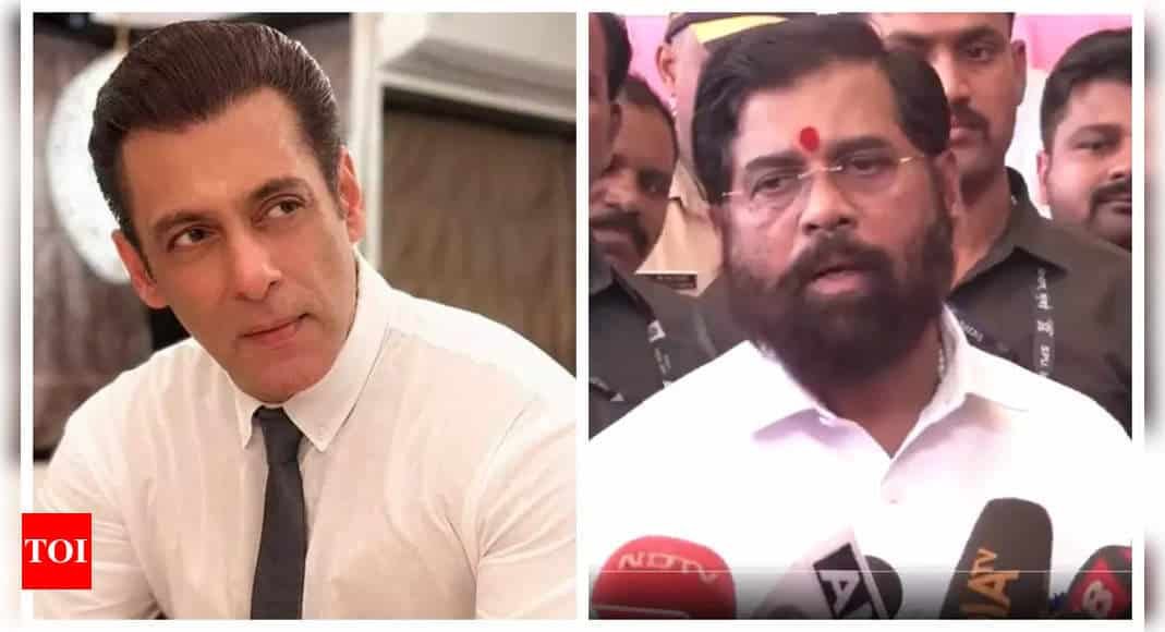 Maharashtra CM Eknath Shinde calls gunfire outside Salman Khan's house 'UNFORTUNATE INCIDENT'; assures stringent action will be taken | - Times of India