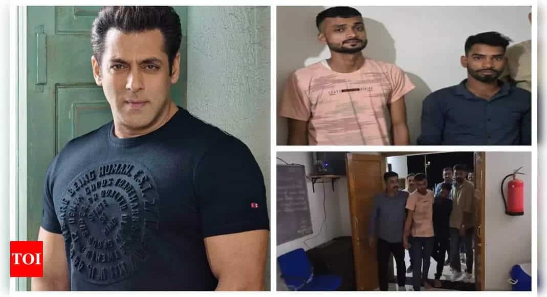 Salman Khan house firing: Bhuj Police hand over two accused to Mumbai Crime Branch for further questioning | - Times of India