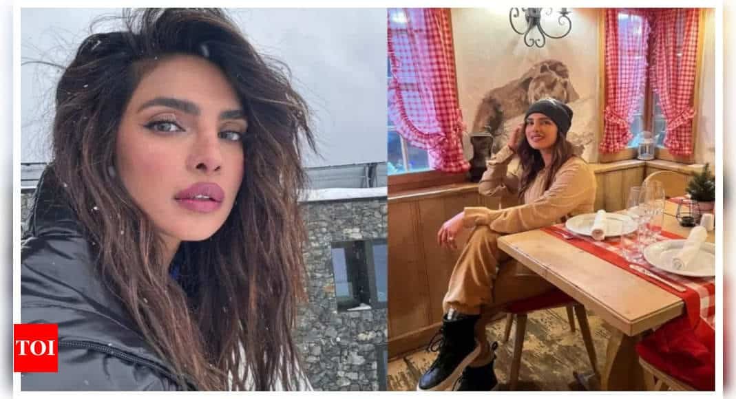 Priyanka Chopra drops dreamy photos and videos from Swiss Alps: 'Can I please stay...' - See post | - Times of India