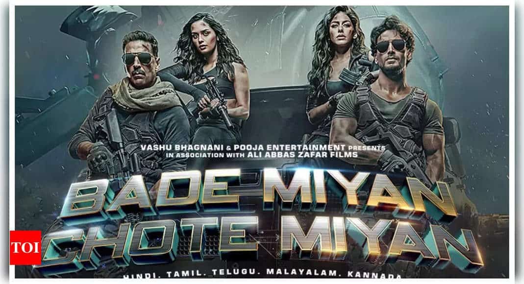 Bade Miyan Chote Miyan box office collection Day 11: Akshay Kumar and Tiger Shroff starrer earns just Rs 5.65 crore in second weekend | - Times of India