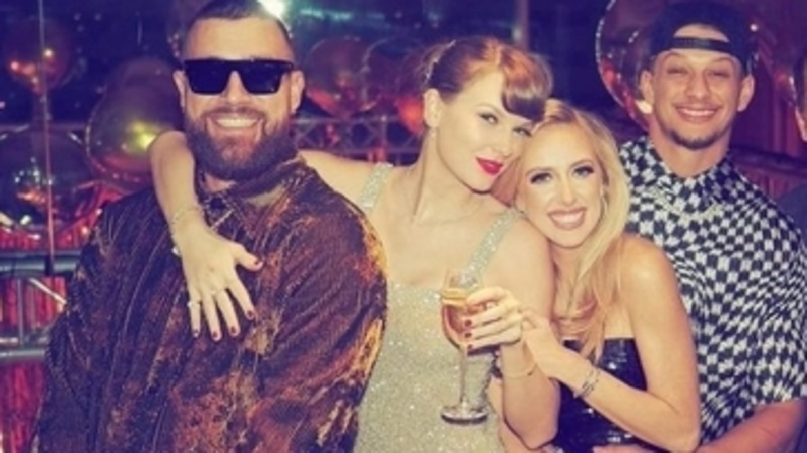 Taylor Swift, Travis Kelce enjoy secret Sin City night with Mahomes couple; Why the 'Sad' vibes?