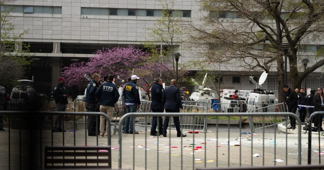 Man Sets Himself on Fire Near Courthouse Where Trump Is on Trial