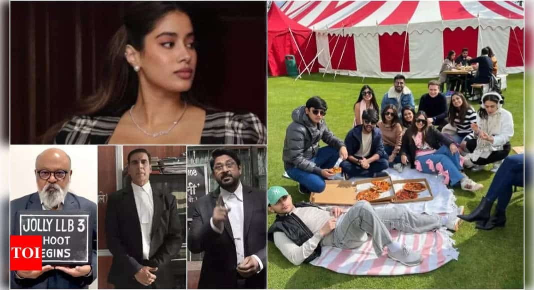 Janhvi Kapoor to rent out her childhood home; Akshay Kumar starts shooting for 'Jolly LLB 3', Sara Ali Khan and Veer Pahariya's photo goes VIRAL: TOP 5 entertainment news of the day | Hindi Movie News - Times of India