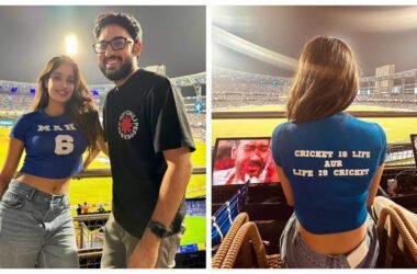 Janhvi Kapoor SCORCHES up social media with her sporty 'Mr and Mrs Mahi' avatar at cricket match - Pics | - Times of India