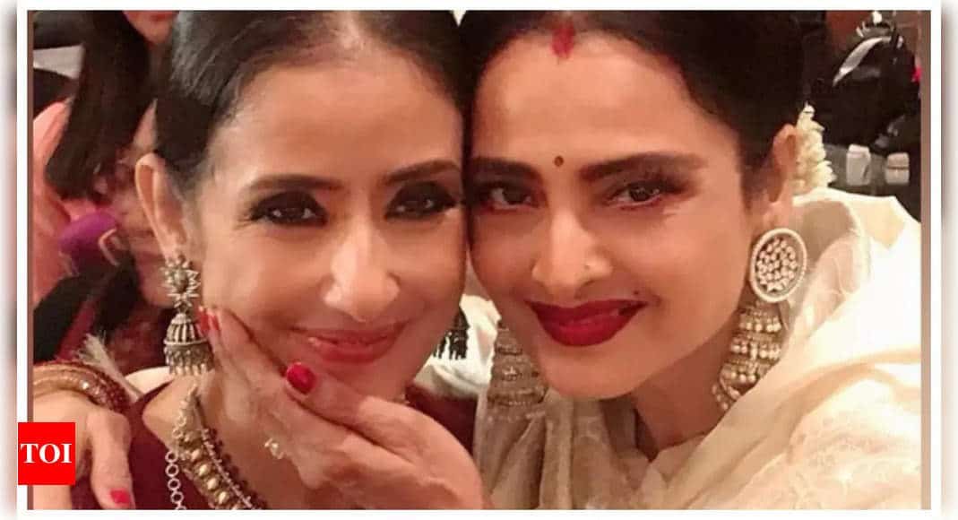 Manisha Koirala reveals Rekha was offered her 'Heeramandi' role 18 years ago; recalls getting a call from the veteran star | - Times of India