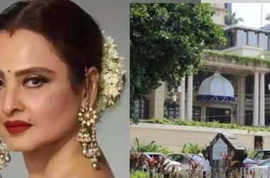 Rekha House Basera Worth: Rekha's magnificent abode ‘Basera’: A closer look at the Rs. 100 crore bungalow | - Times of India