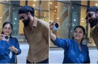 Vicky Kaushal's sweet selfie moment with a fan at the airport melts hearts | Hindi Movie News - Times of India