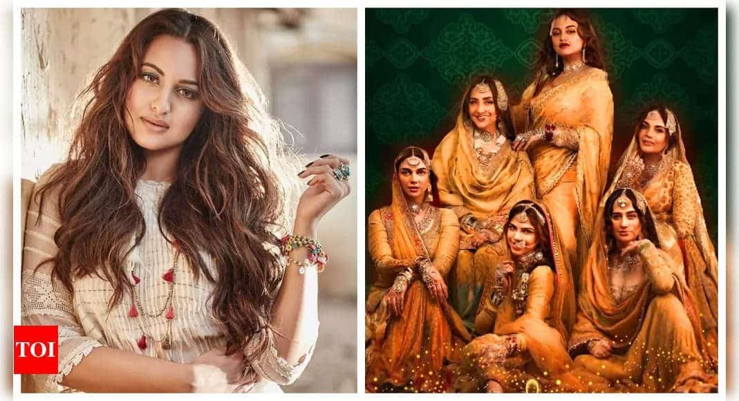 Sonakshi Sinha REACTS to reports of female rivalry on sets of 'Heeramandi': 'Try and get a six-hero film together...' | - Times of India