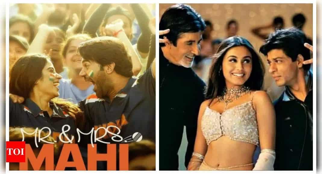 Will Janhvi Kapoor-Rajkummar Rao's 'Mr and Mrs Mahi' recreate the 'Shava' song from 'Kabhi Khushi Kabhie Gham'? Netizens speculate... | - Times of India