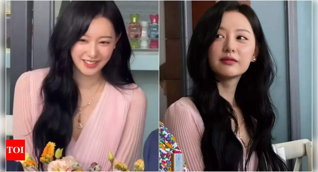 Kim Ji Won's stunning look steals the spotlight at recent launch event - Times of India