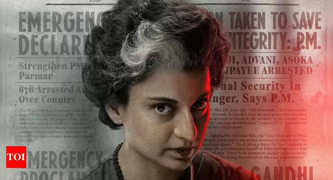 Kangana Ranaut’s political drama ‘Emergency’ to get new release date amidst her Lok Sabha elections campaign - See post | Hindi Movie News - Times of India