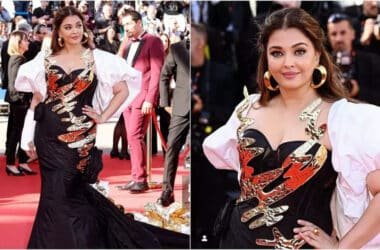 Aishwarya Rai Bachchan dazzles in dramatic black gown at Cannes 2024 red carpet | Hindi Movie News - Times of India