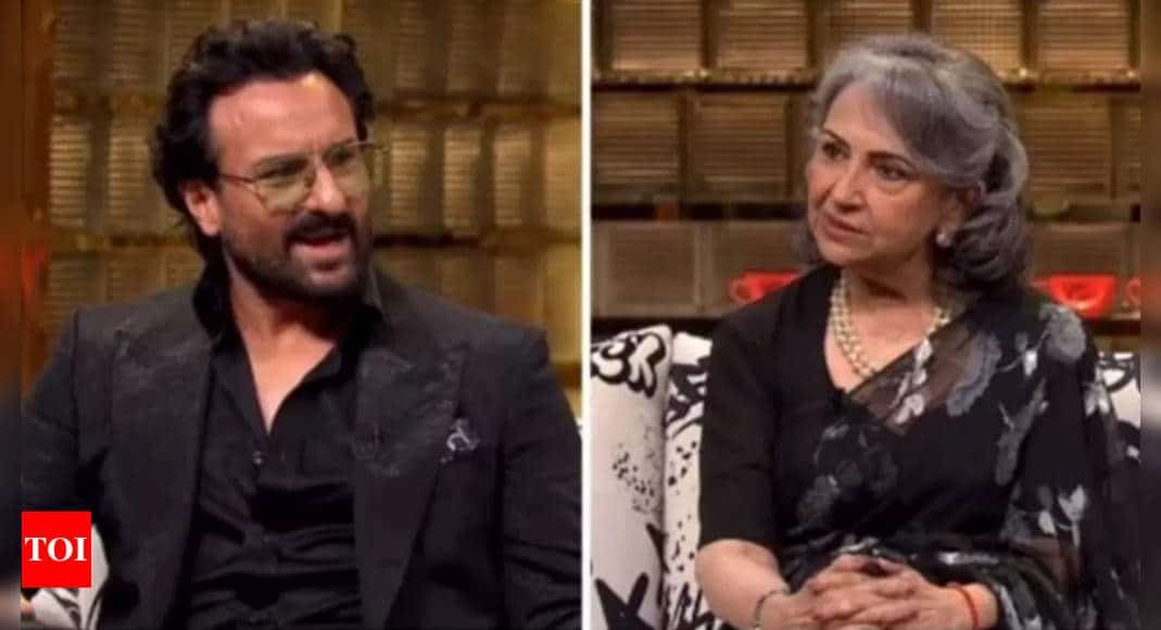 Sharmila Tagore reveals she was an ‘absent’ mother during Saif Ali Khan's growing years: ‘Made few mistakes’ | Hindi Movie News - Times of India