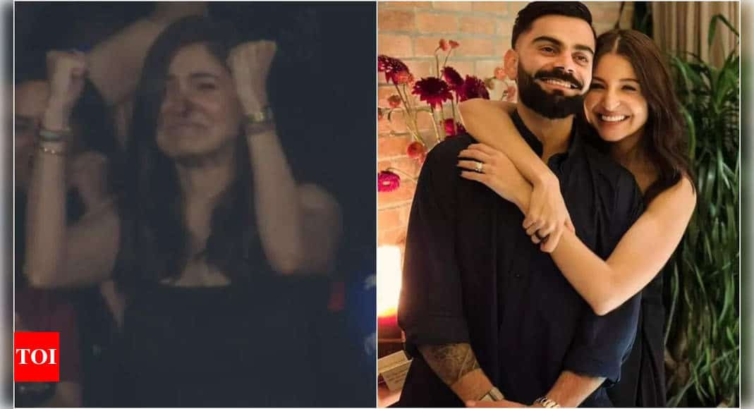 Anushka Sharma gets emotional as husband Virat Kohli and team RCB wins against CSK in IPL 2024 | - Times of India