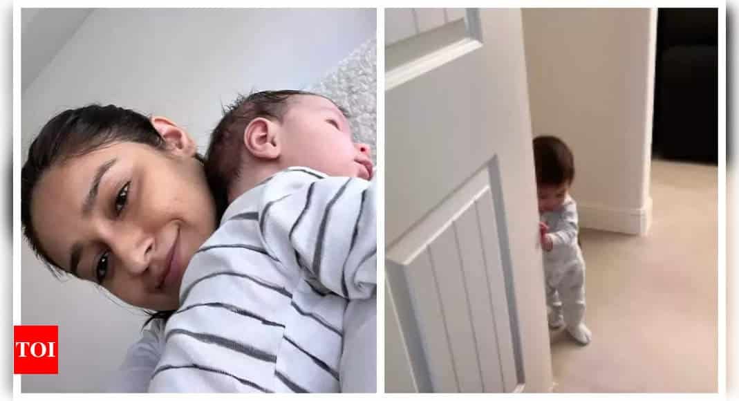 Ileana D'Cruz is enjoying her newfound motherhood; shares a glimpse of her 'little man' Koa Phoenix Dolan - See photos | - Times of India