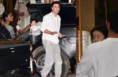 Ranbir Kapoor, Alia Bhatt, Raha Kapoor jet off to Italy for Anant Ambani, Radhika Merchant's pre-wedding celebrations - PICS inside | Hindi Movie News - Times of India