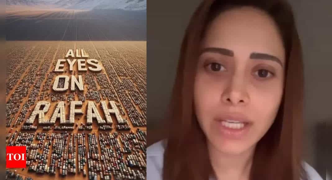 Nushrratt Bharucha faces backlash for posting 'All Eyes On Rafah' as the actress was in Israel when Hamas attached, gets called a 'hypocrite' | Hindi Movie News - Times of India