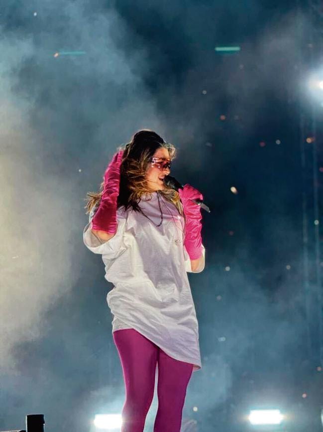 Hindu College's Mecca saw a star night by singer Aastha Gill. Hindu College's Mecca saw a star night by singer Aastha Gill.