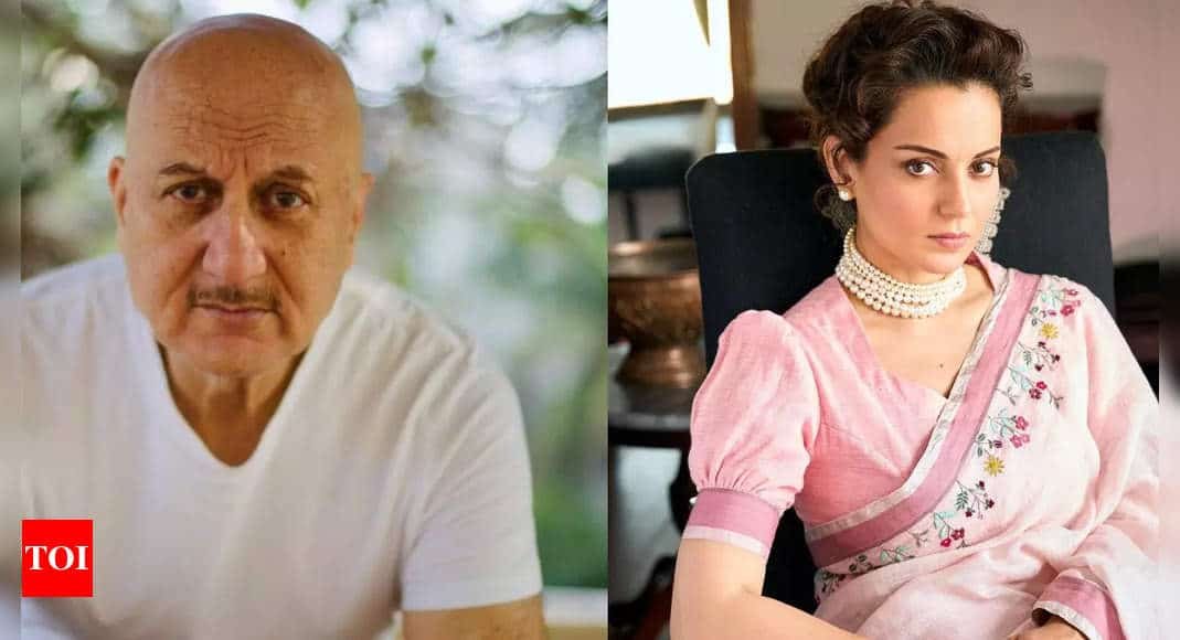 Anupam Kher condemns CISF constable for slapping Kangana Ranaut; says women in India should react to it | - Times of India