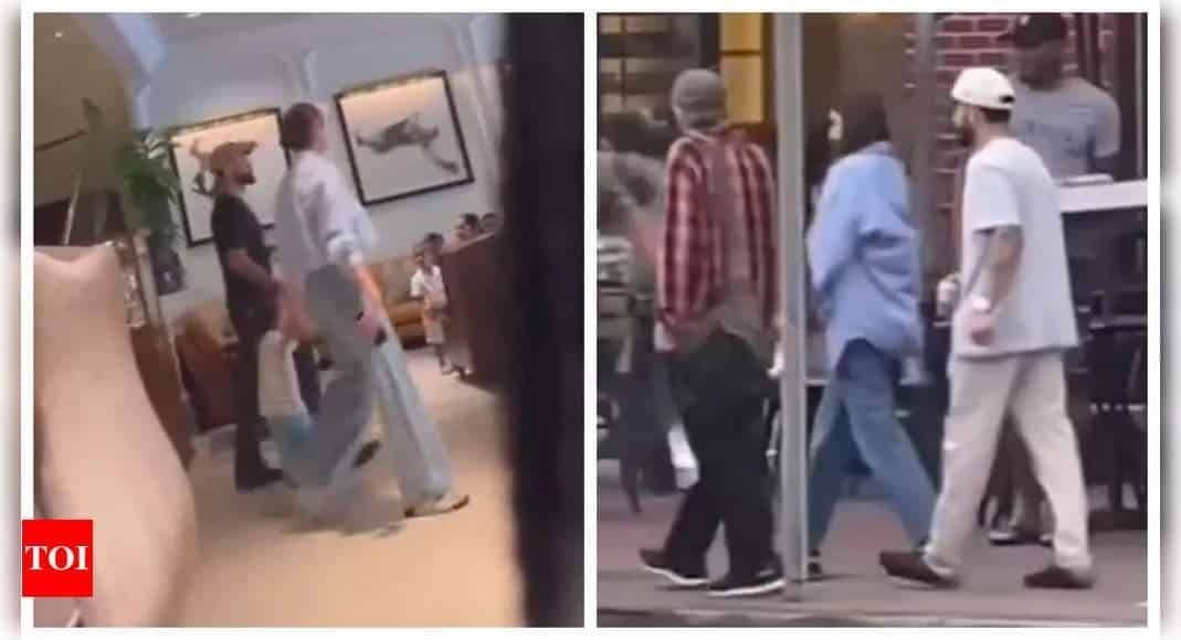 Virat Kohli and Anushka Sharma SPOTTED with baby Vamika on a day out in New York - WATCH | - Times of India