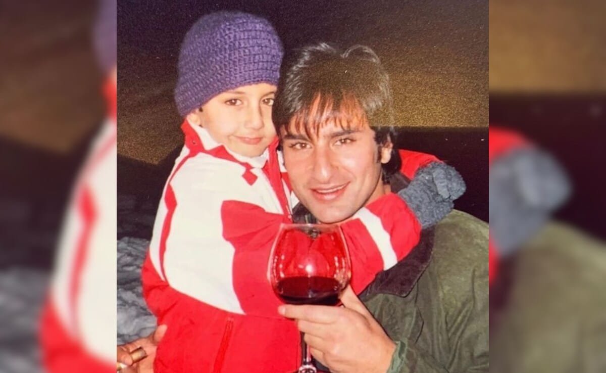 Father's Day 2024: Ibrahim Ali Khan Shares Throwback Gold With Dad Saif Ali Khan