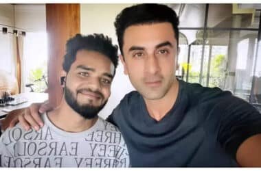 'Ramayana': Ranbir Kapoor looks dapper in a clean-shaven look as he strikes a pose with the film’s costume designer at home | Hindi Movie News - Times of India