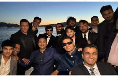 Salman Khan, Ranveer Singh, MS Dhoni and others enjoy boys night at Anant-Radhika's cruise pre-wedding bash - See INSIDE photo | - Times of India 13 Salman Khan, Ranveer Singh, MS Dhoni and others enjoy boys night at Anant-Radhika's cruise pre-wedding bash - See INSIDE photo | - Times of India