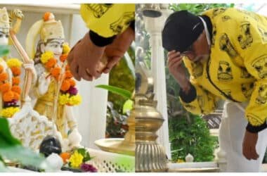 Amitabh Bachchan gives fans a peek into his home temple as he offers prayers before his Sunday meet and greet with fans | Hindi Movie News - Times of India