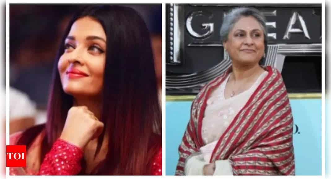 An old video of Jaya Bachchan giving a cold stare to Aishwarya Rai goes viral | Hindi Movie News - Times of India