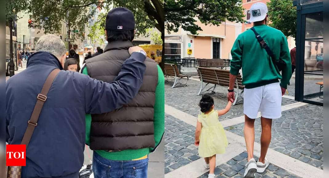 Fans get emotional seeing Ranbir Kapoor's PIC with Raha, shared by Alia Bhatt as they find it similar to his picture with dad Rishi Kapoor - Times of India 5 Fans get emotional seeing Ranbir Kapoor's PIC with Raha, shared by Alia Bhatt as they find it similar to his picture with dad Rishi Kapoor - Times of India