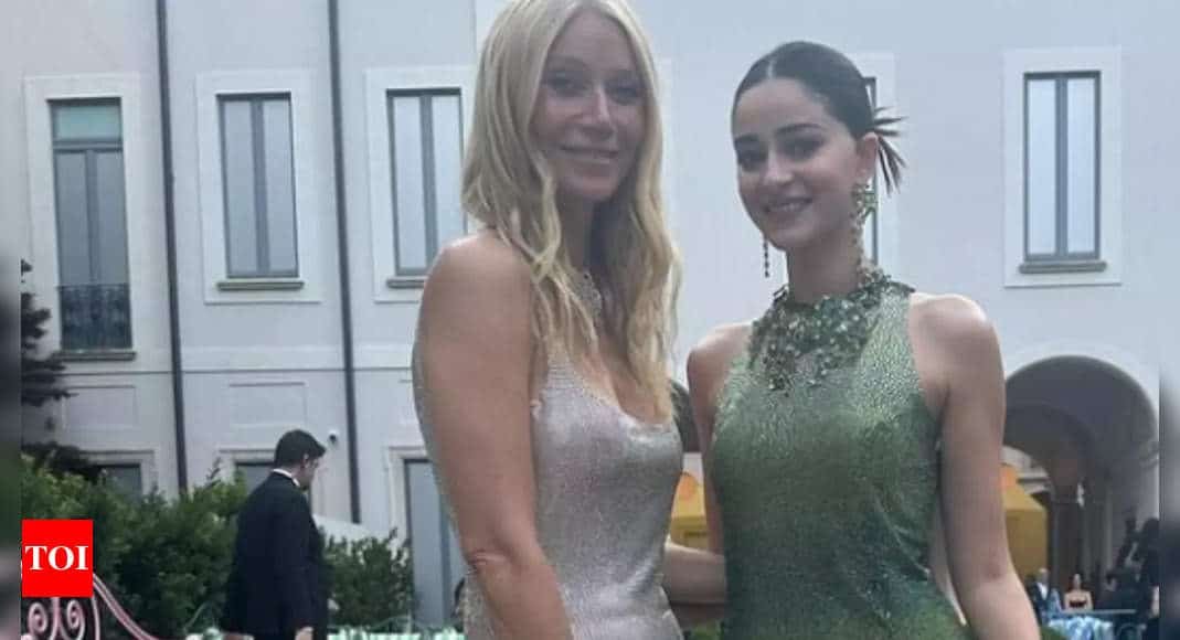 Ananya Panday meets Gwyneth Paltrow at Milan event, calls her 'one of the sweetest people ever' | Hindi Movie News - Times of India