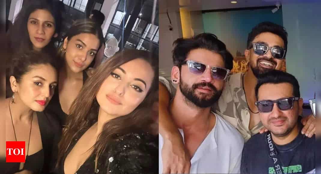 Did Sonakshi Sinha and Zaheer Iqbal celebrate their Bachelorette and Bachelor's party ahead of their wedding? PICS go VIRAL | Hindi Movie News - Times of India 6 Did Sonakshi Sinha and Zaheer Iqbal celebrate their Bachelorette and Bachelor's party ahead of their wedding? PICS go VIRAL | Hindi Movie News - Times of India