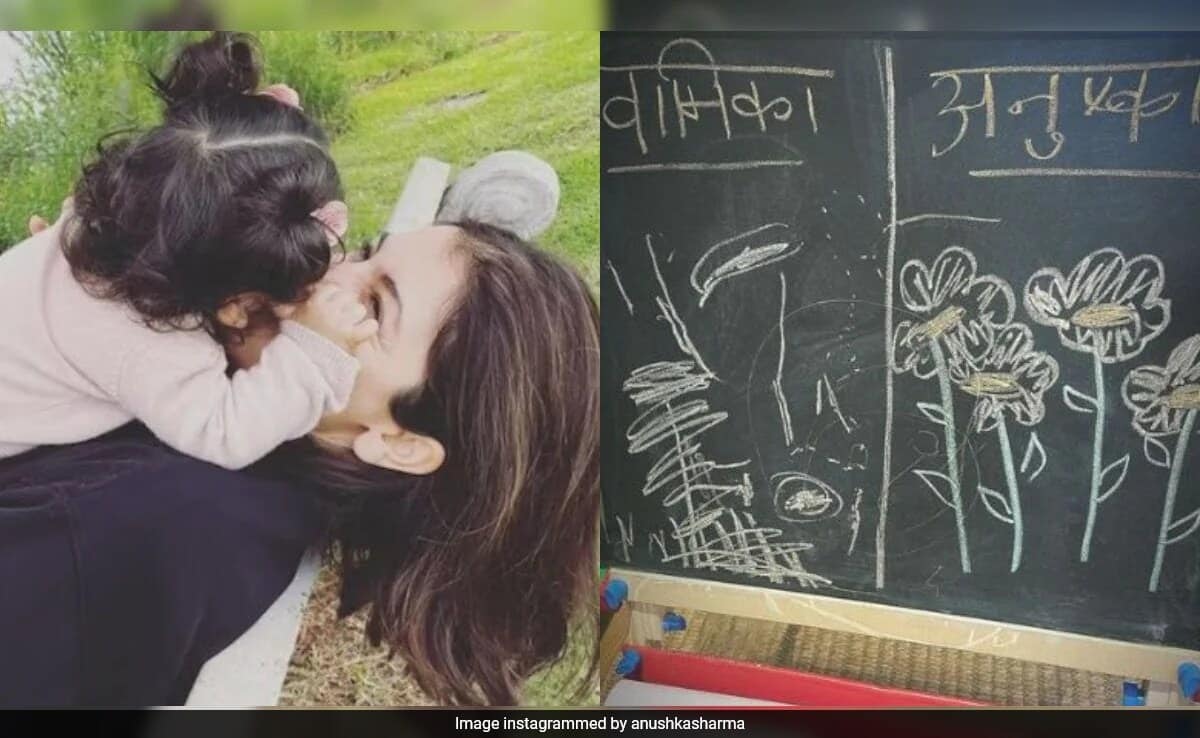 Anushka Sharma vs Daughter Vamika: Who Draws The Flowers Better? No Contest, The Winner Is... 3 Anushka Sharma vs Daughter Vamika: Who Draws The Flowers Better? No Contest, The Winner Is...