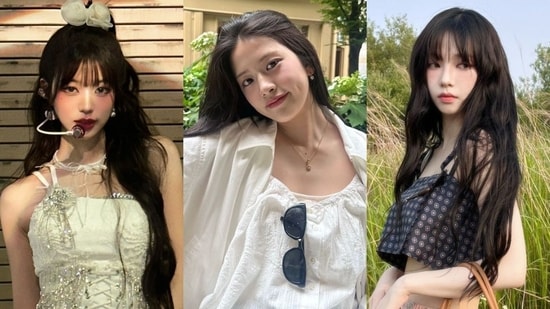 IVE's Wonyoung and Yujin, and aespa's Karina take the lead as the Top 3 artists on the June Girl Group member brand reputations rankings. (Instagram )
