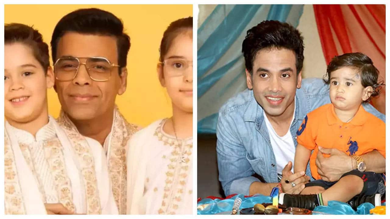 Father's Day special: Karan Johar to Tusshar Kapoor; Inspiring single dads of Bollywood | Hindi Movie News - Times of India