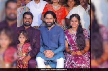 Newly Engaged Naga Chaitanya Attends His Assistant's Wedding 17 Newly Engaged Naga Chaitanya Attends His Assistant's Wedding