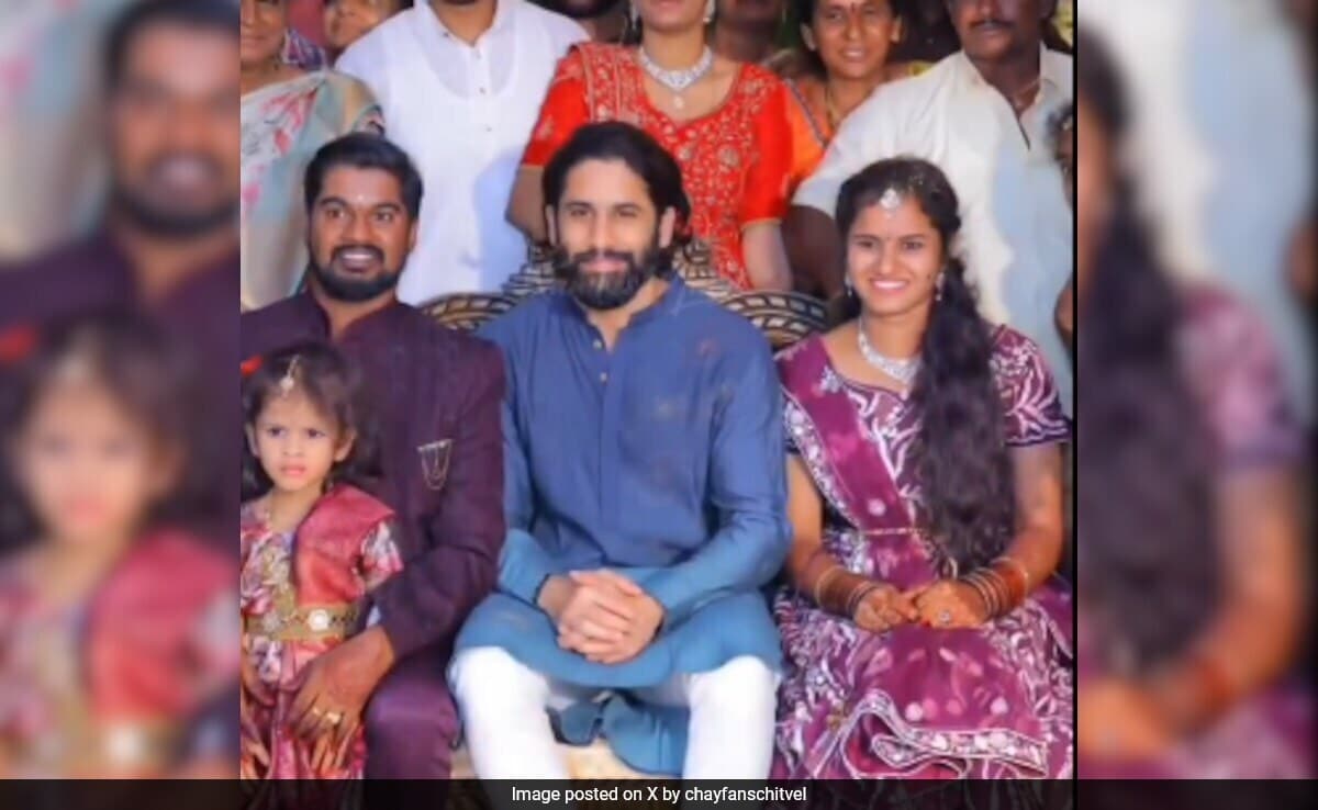 Newly Engaged Naga Chaitanya Attends His Assistant's Wedding