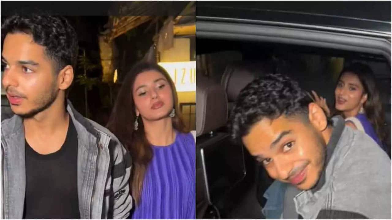 Ishaan Khatter holds rumoured girlfriend Chandi Bainz’s hand on dinner date, couple appears relaxed and happy - Times of India