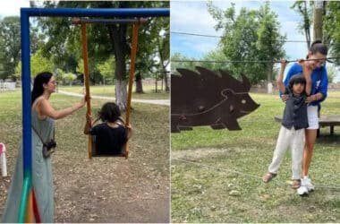 Natasa Stankovic enjoys a day out with son Agastya in the park after celebrating his 4th birthday | Hindi Movie News - Times of India