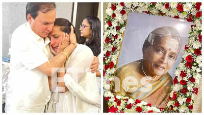 Madhura Pandit Jasraj's funeral: Family members bid emotional farewell to veteran filmmaker | - Times of India 7 Madhura Pandit Jasraj's funeral: Family members bid emotional farewell to veteran filmmaker