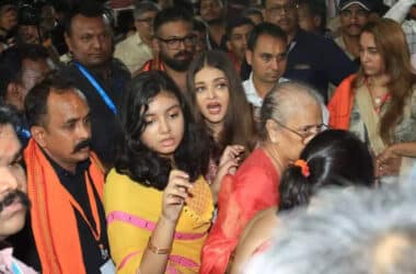 Aishwarya Rai Bachchan, daughter Aaradhya and mother Brinda Rai seek Lord Ganesh's blessings; Abhishek Bachchan absent - Times of India 18 Aishwarya Rai Bachchan, daughter Aaradhya and mother Brinda Rai seek Lord Ganesh's blessings; Abhishek Bachchan absent - Times of India