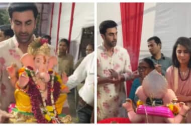 Ranbir Kapoor and Neetu Kapoor Bid Emotional Farewell to Lord Ganesha During Ganpati Visarjan - Watch the Heartwarming Ceremony! | - Times of India 18 Ranbir Kapoor and Neetu Kapoor Bid Emotional Farewell to Lord Ganesha During Ganpati Visarjan - Watch the Heartwarming Ceremony! | - Times of India