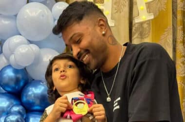 Hardik Pandya shares a cute picture of his son Agastya with Ganesh idol amid Natasa Stankovic's return to India | Hindi Movie News - Times of India 19 Hardik Pandya shares a cute picture of his son Agastya with Ganesh idol amid Natasa Stankovic's return to India | Hindi Movie News - Times of India