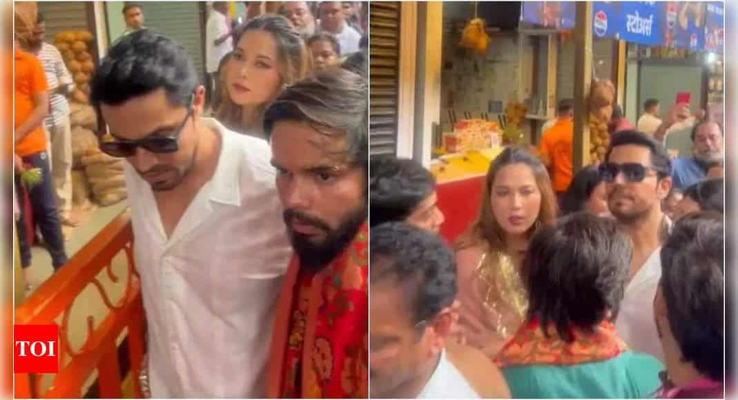 Randeep Hooda and Lin Laishram skip VIP access for Lalbaugcha Raja darshan | Hindi Movie News - Times of India