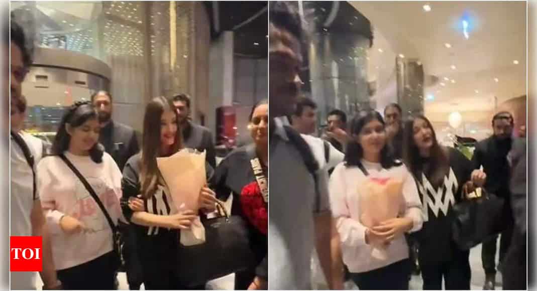 Aishwarya Rai Bachchan and daughter Aaradhya Bachchan arrive in Dubai for SIIMA 2024 awards | Hindi Movie News - Times of India 6 Aishwarya Rai Bachchan and daughter Aaradhya Bachchan arrive in Dubai for SIIMA 2024 awards | Hindi Movie News - Times of India