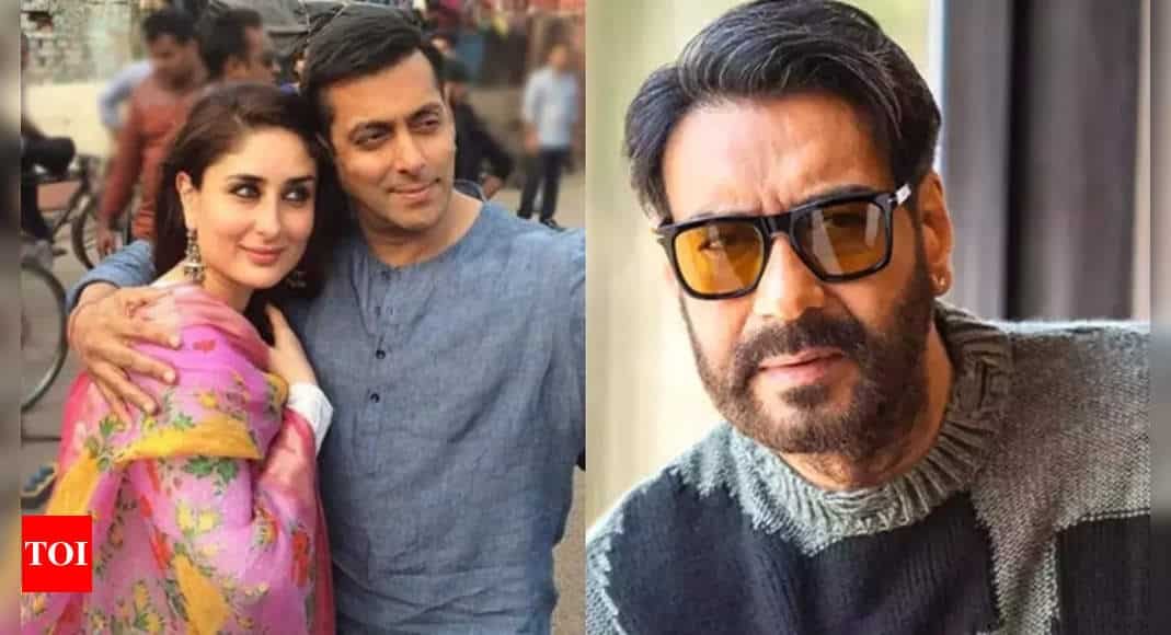 When Salman Khan teased Kareena Kapoor for giving him two flops but hits with Ajay Devgn - Times of India