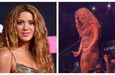 Shakira abruptly walks off stage after fan tries to film under her dress as she danced on stage; Twitter says 'shameful' 7 Shakira abruptly walks off stage after fan tries to film under her dress as she danced on stage; Twitter says 'shameful'