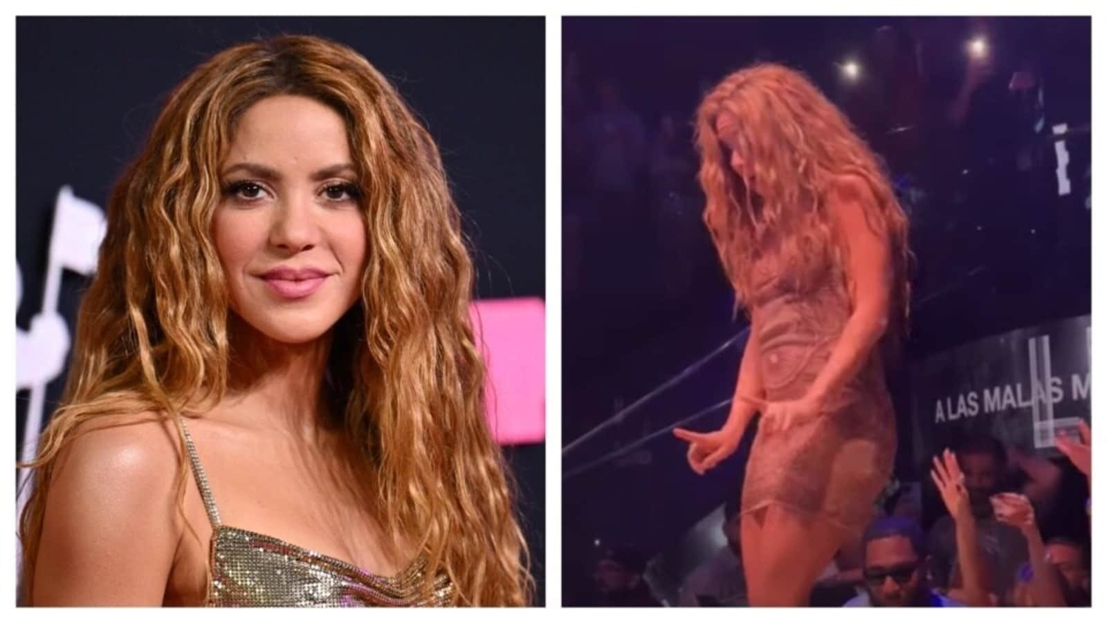 Shakira abruptly walks off stage after fan tries to film under her dress as she danced on stage; Twitter says 'shameful'