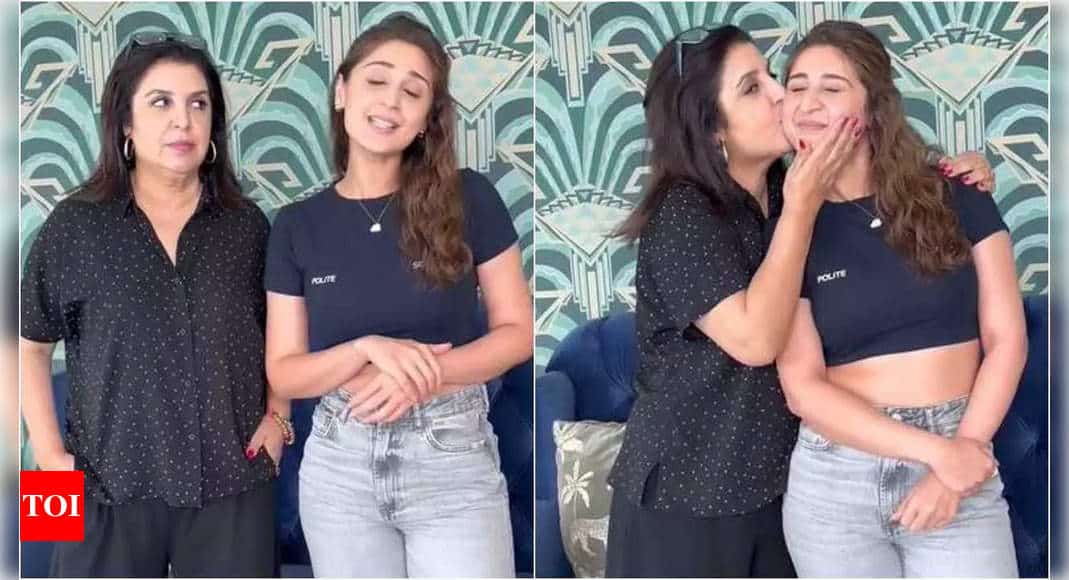 Dhvani Bhanushali recreates viral moment with Farah Khan, turns trolling into a heartwarming approval: 'Pat on my back' | Hindi Movie News - Times of India 6 Dhvani Bhanushali recreates viral moment with Farah Khan, turns trolling into a heartwarming approval: 'Pat on my back' | Hindi Movie News - Times of India